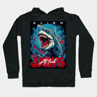 Alien Jaws Attack Hoodie